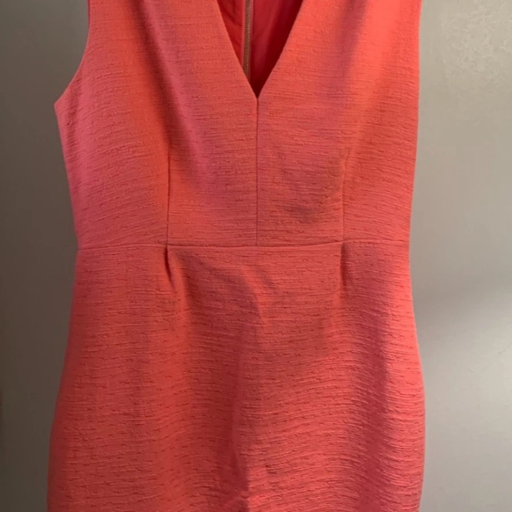 kate spade Coral Pink Textured Sheath Dress